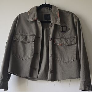 Joe's Jeans Cropped Cargo Jacket